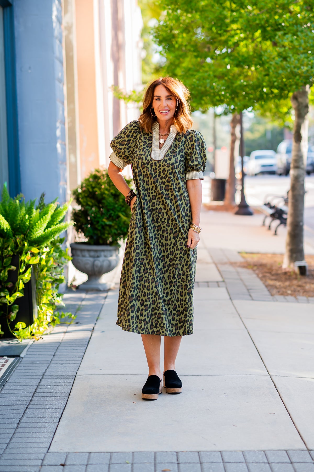 Ella Olive Leopard Dress