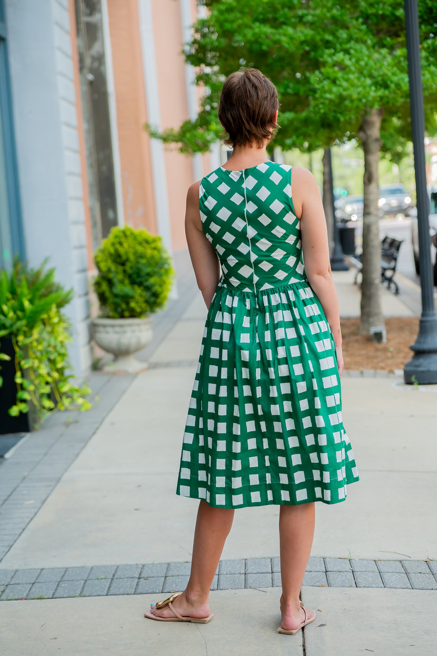 Lenora Plaid Dress