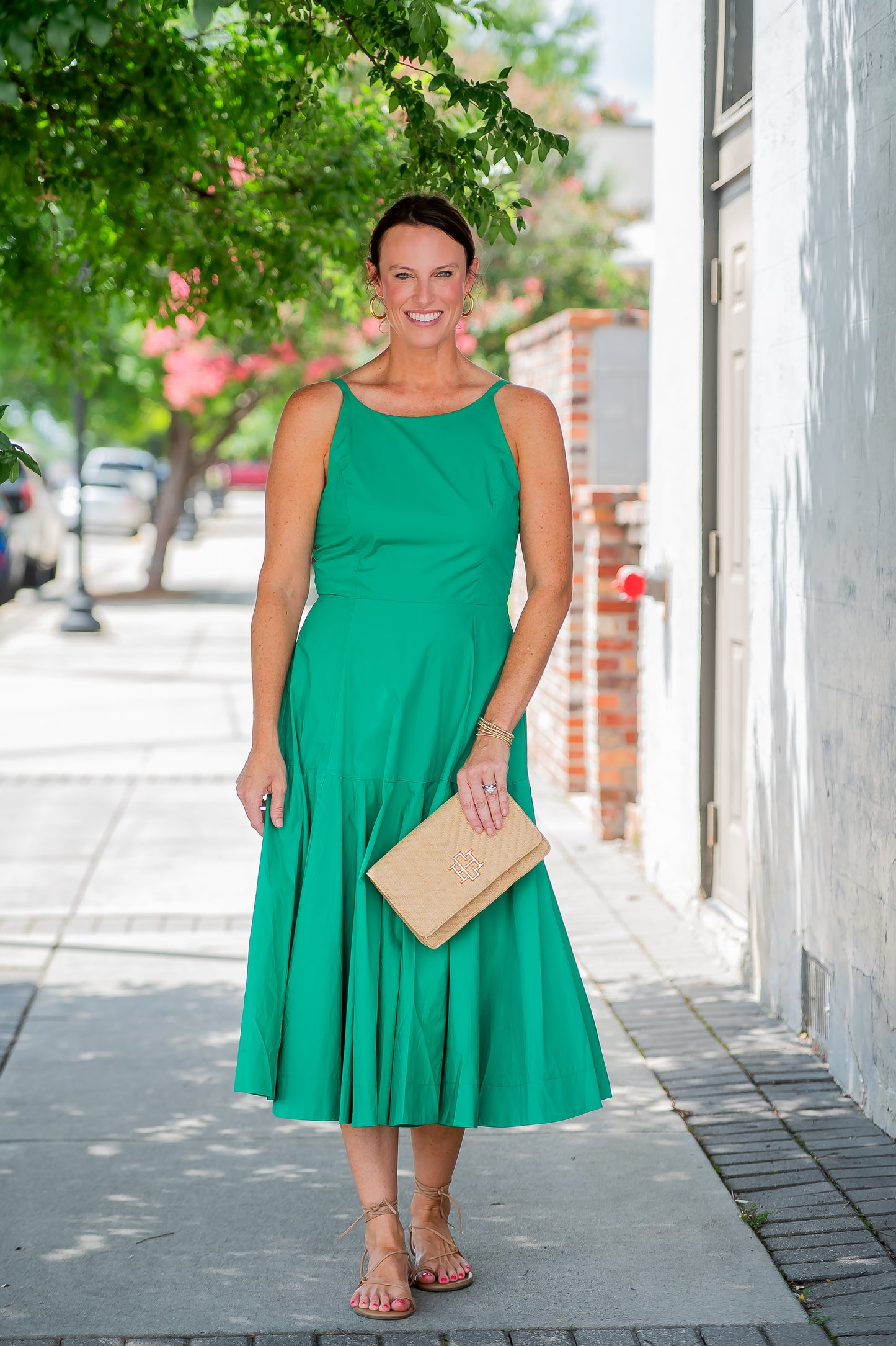 Iva High Neck Dress