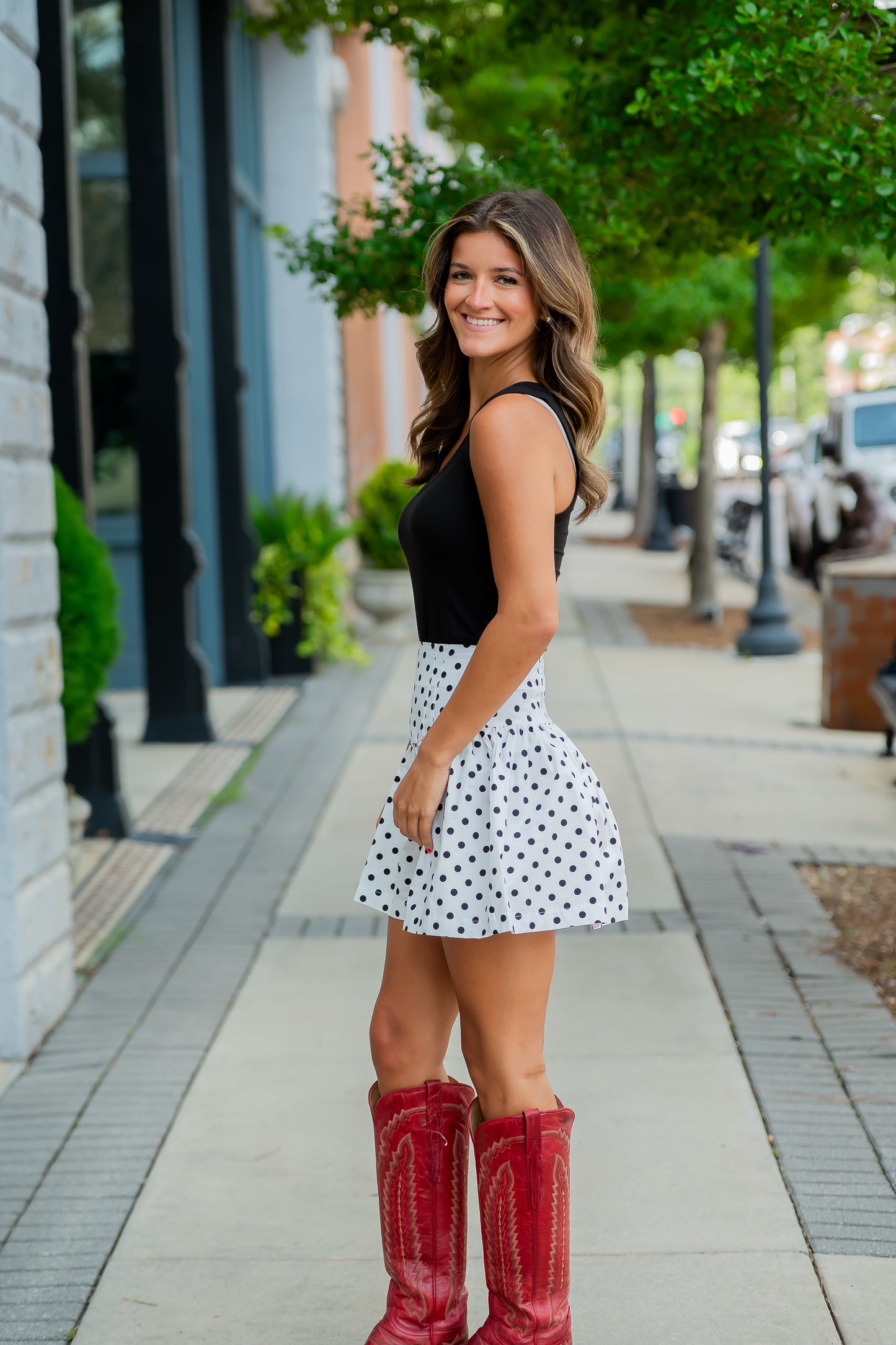 Landri Polka Dot Skirt