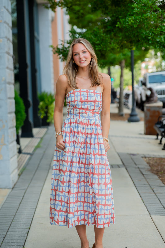 Elodie Geometric Dress