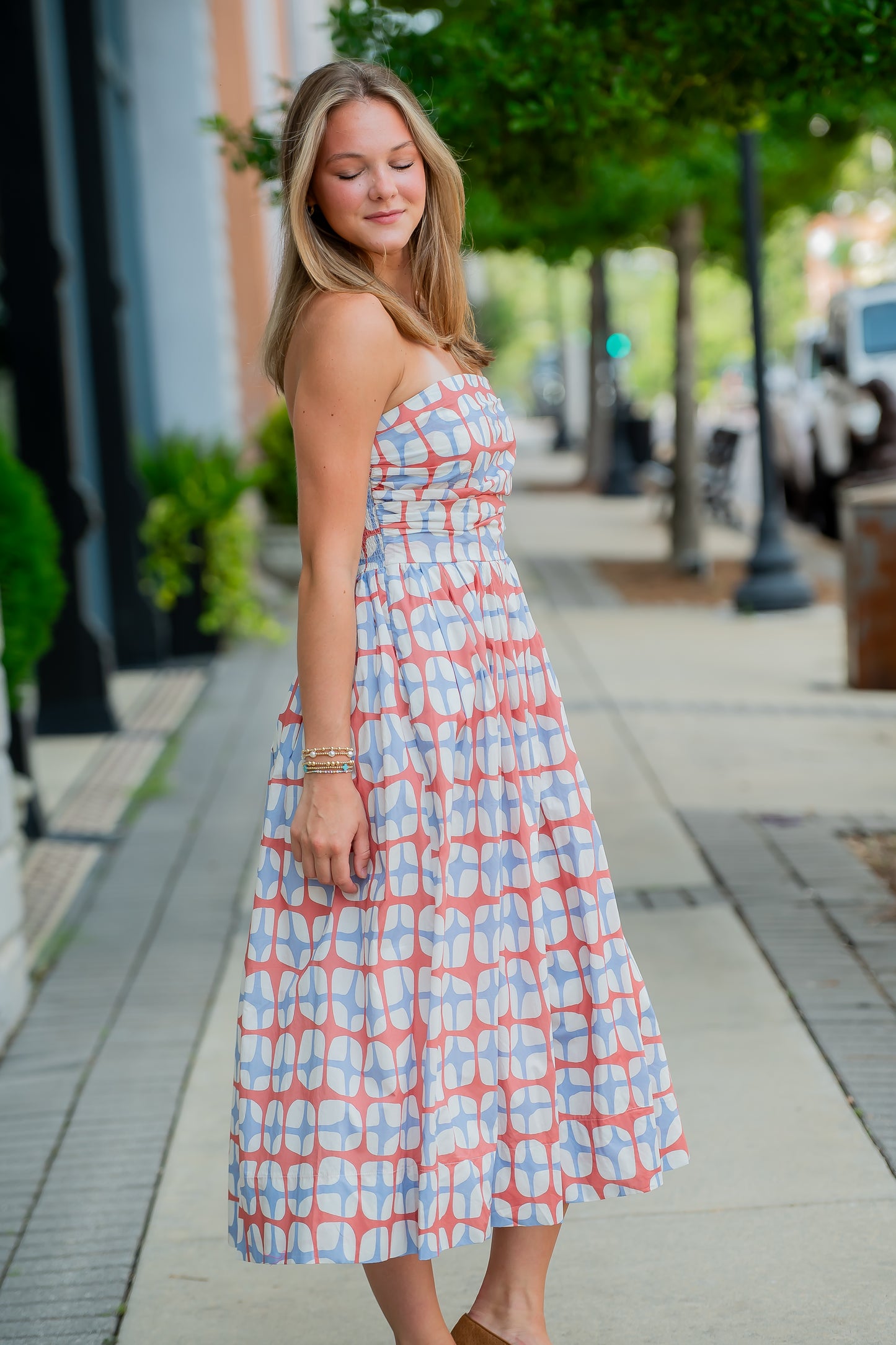 Elodie Geometric Dress