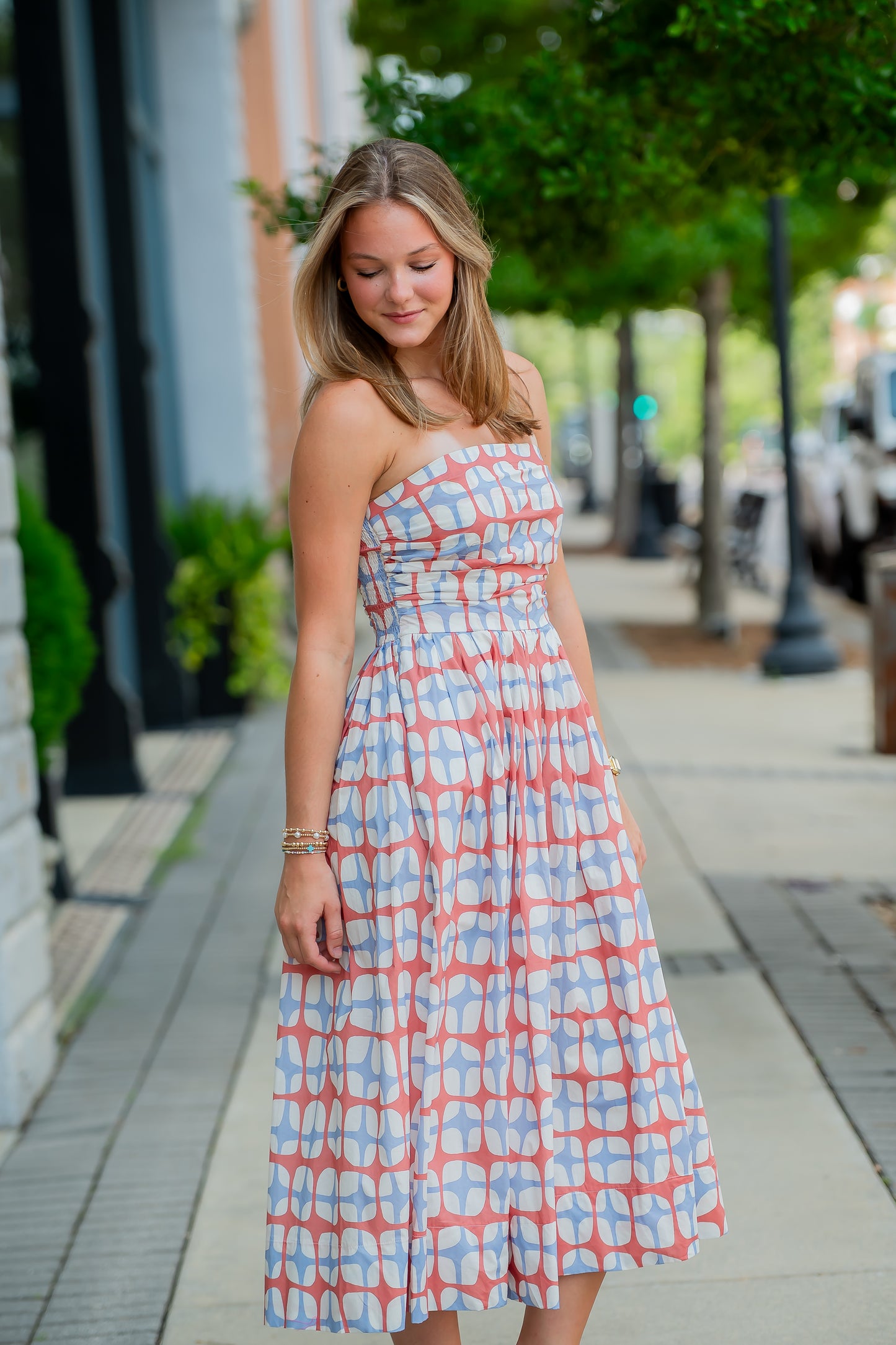 Elodie Geometric Dress