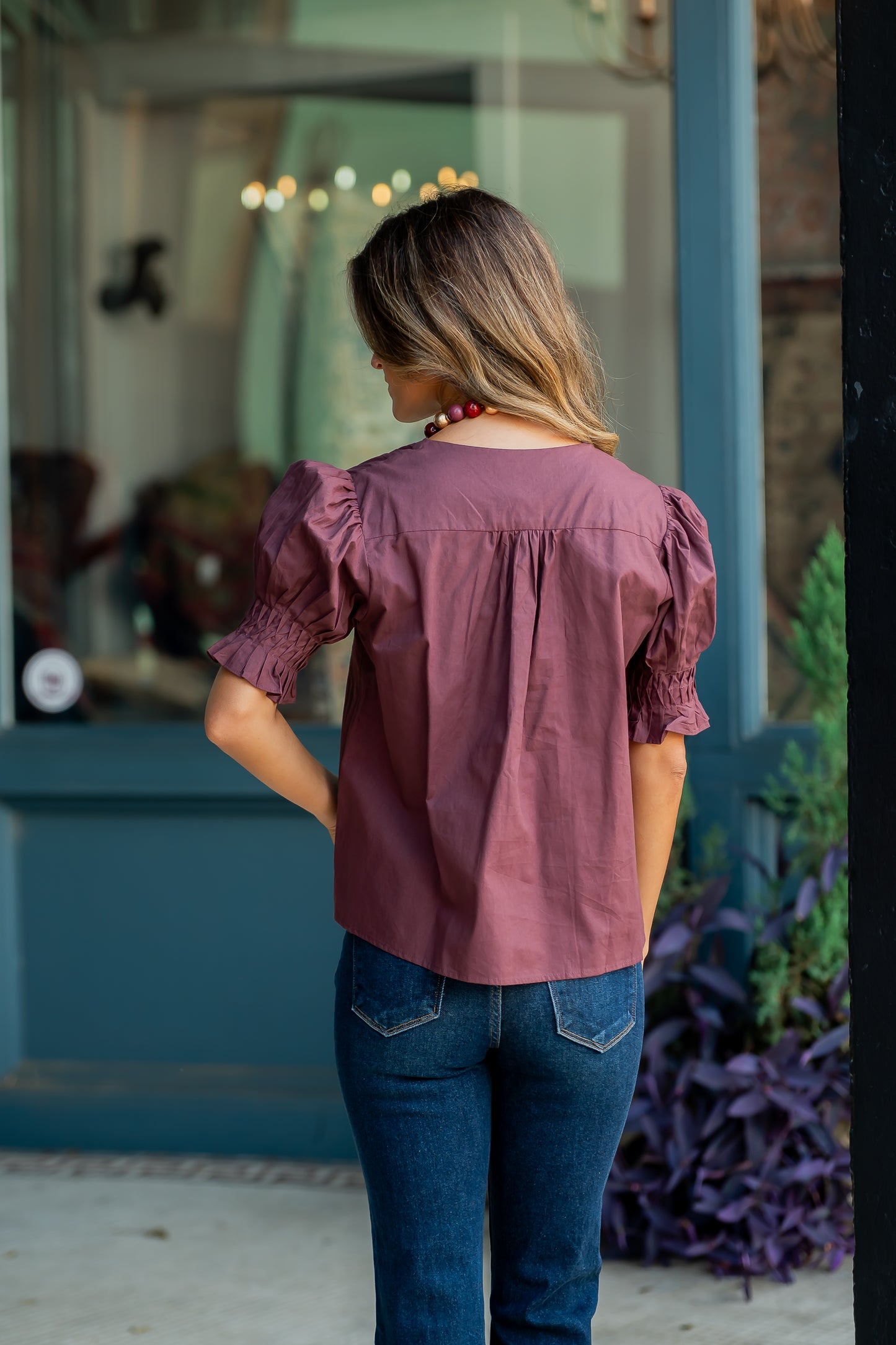Mirabel Tucked Detail Top
