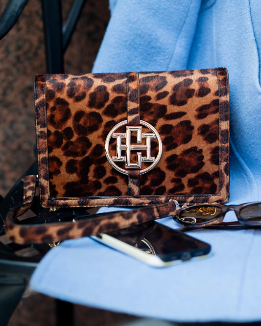 Cecilia Circle Logo Handbag Spotted Saddle