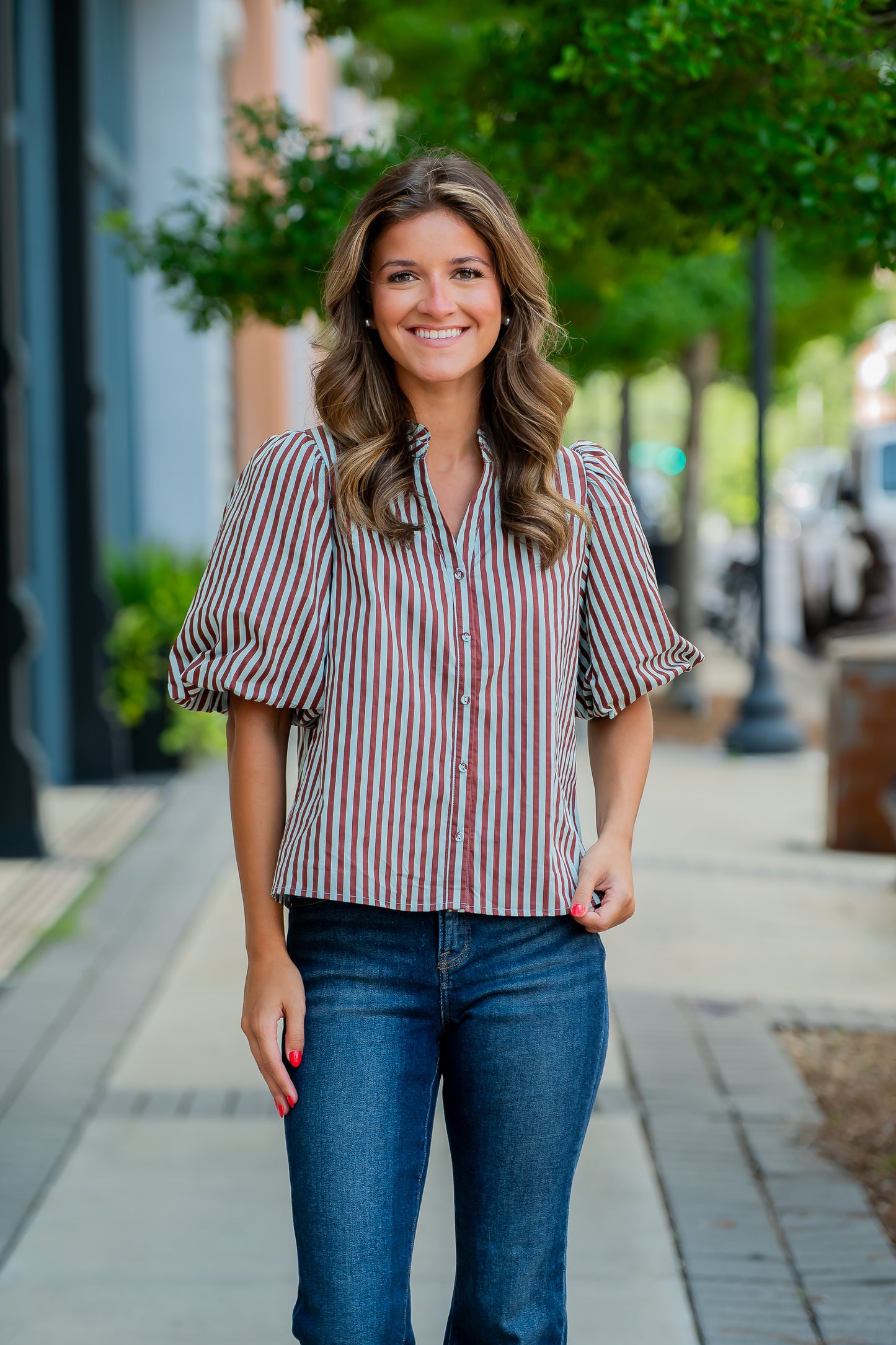 Rowan Striped Top