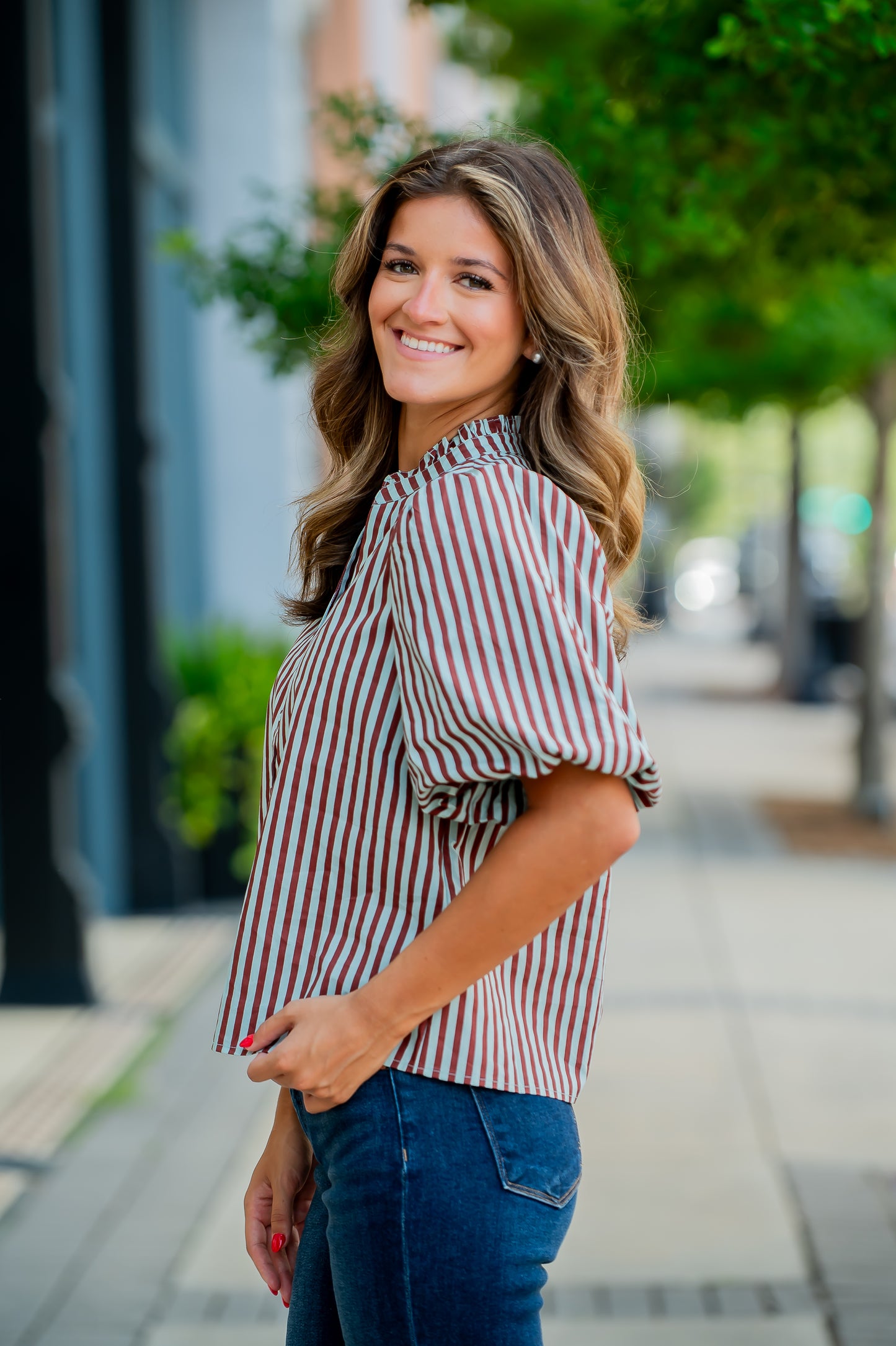 Rowan Striped Top
