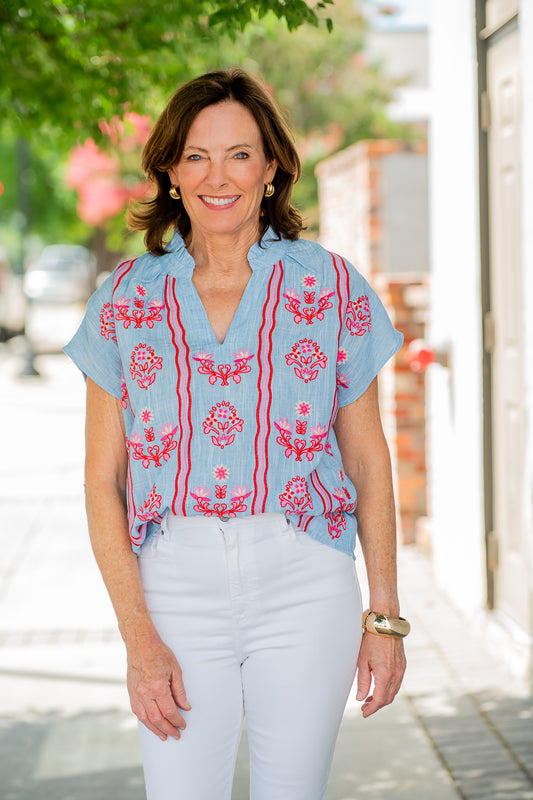 Alice Textured Top
