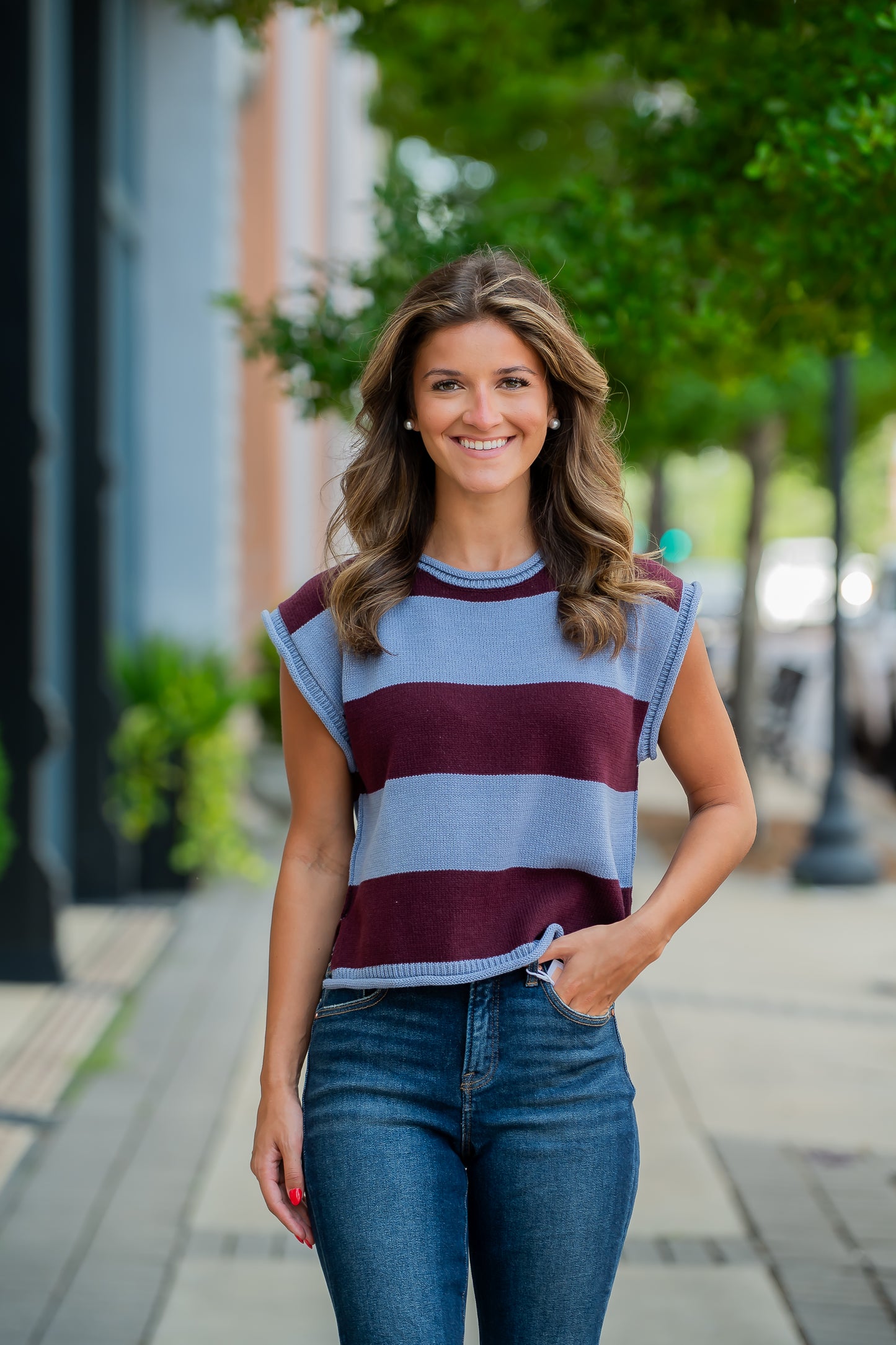 Amara Striped Sweater
