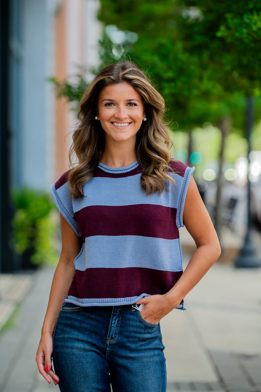 Amara Striped Sweater