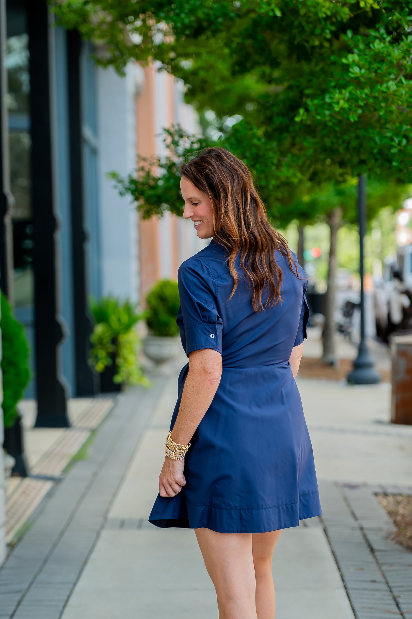 Burke Button Down Dress