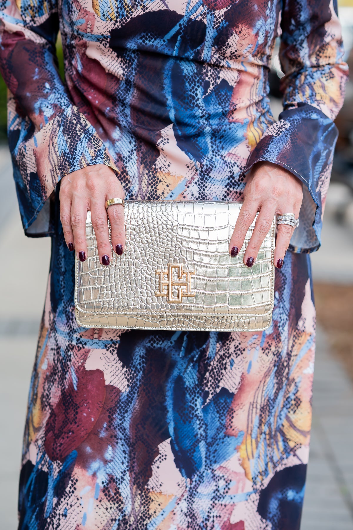 Aderyn Snake Print Dress