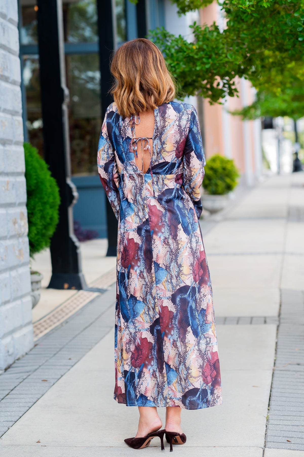 Aderyn Snake Print Dress