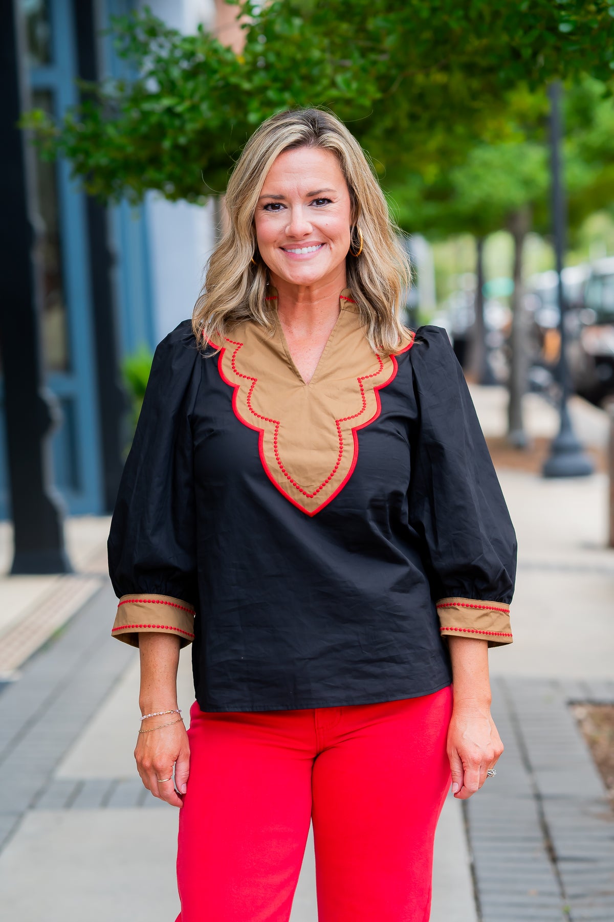 Grantham Applique Top