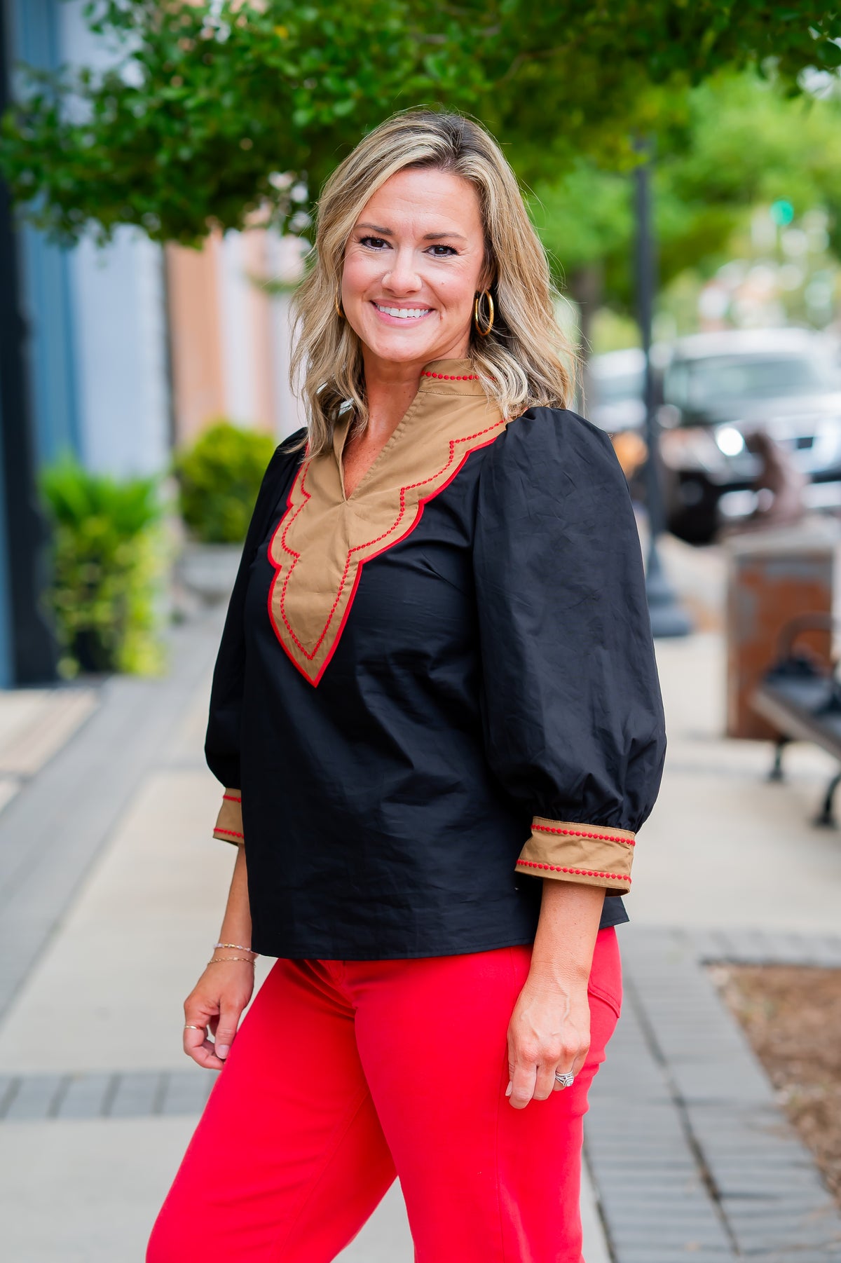 Grantham Applique Top