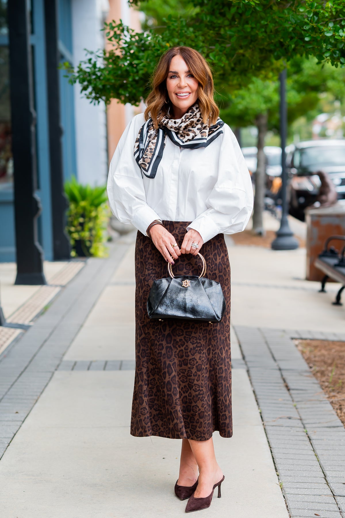 Leigh White Blouse