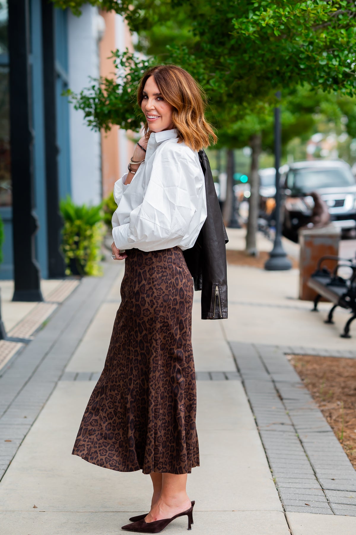 Paxi Suede Animal Skirt