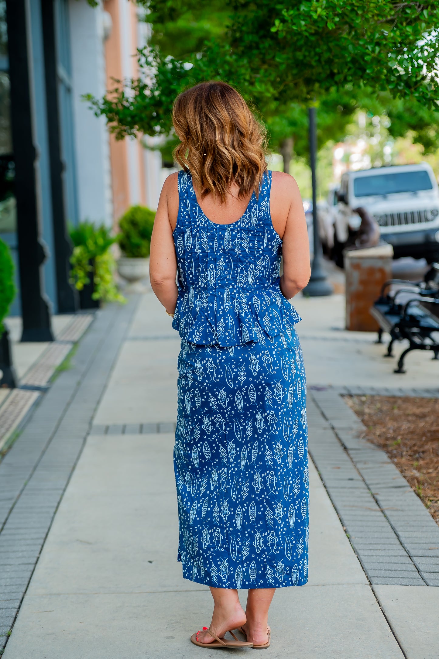 Trinity Fish Pattern Skirt