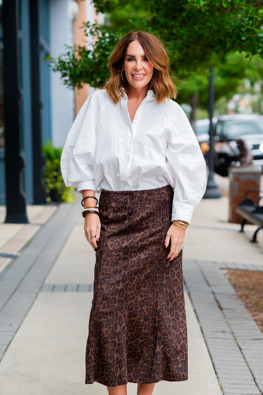 Leigh White Blouse