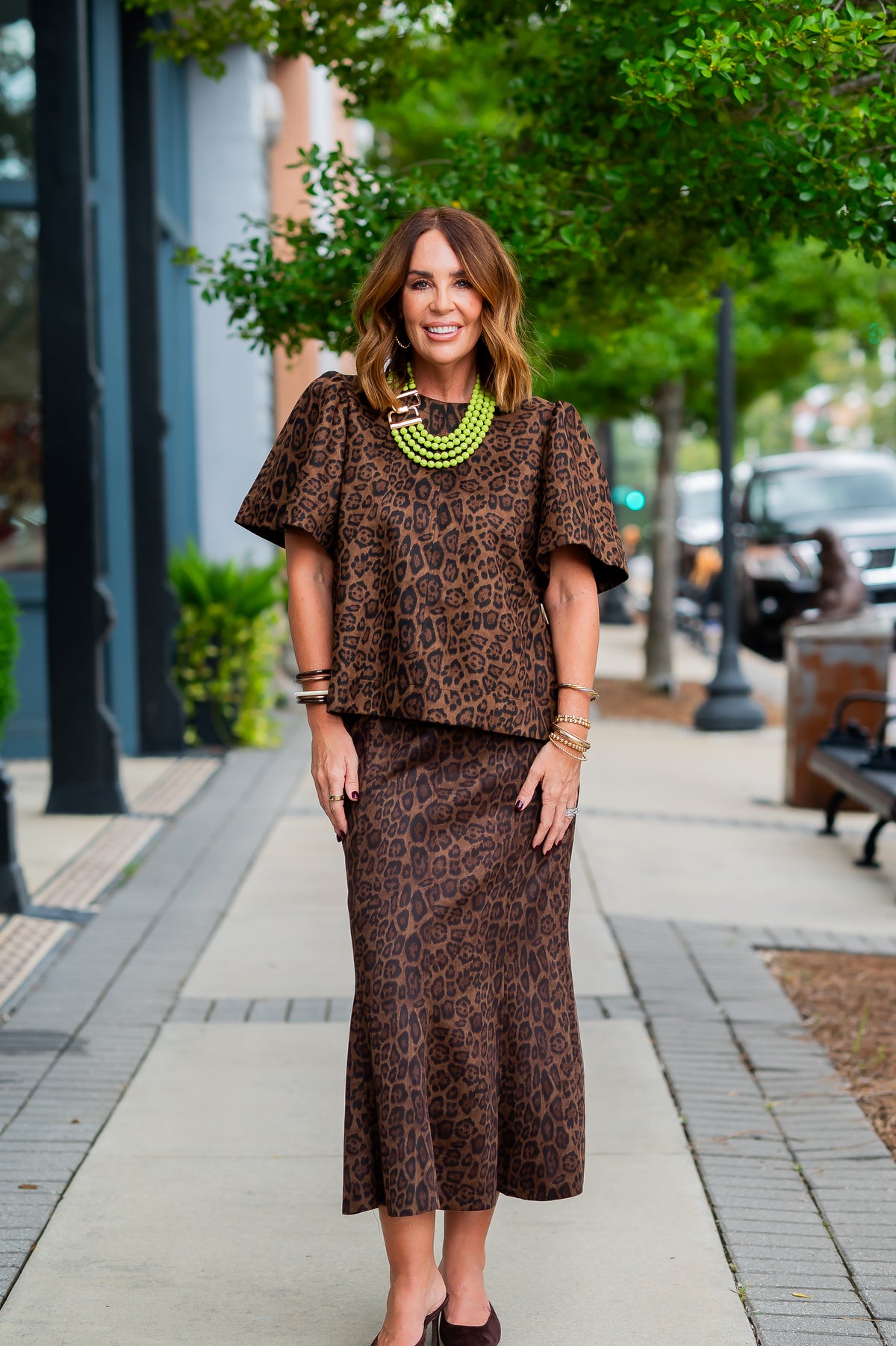 Paxi Suede Animal Skirt