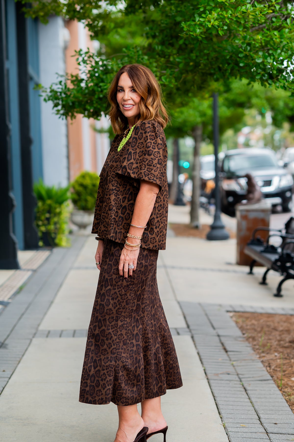 Paxi Suede Animal Skirt