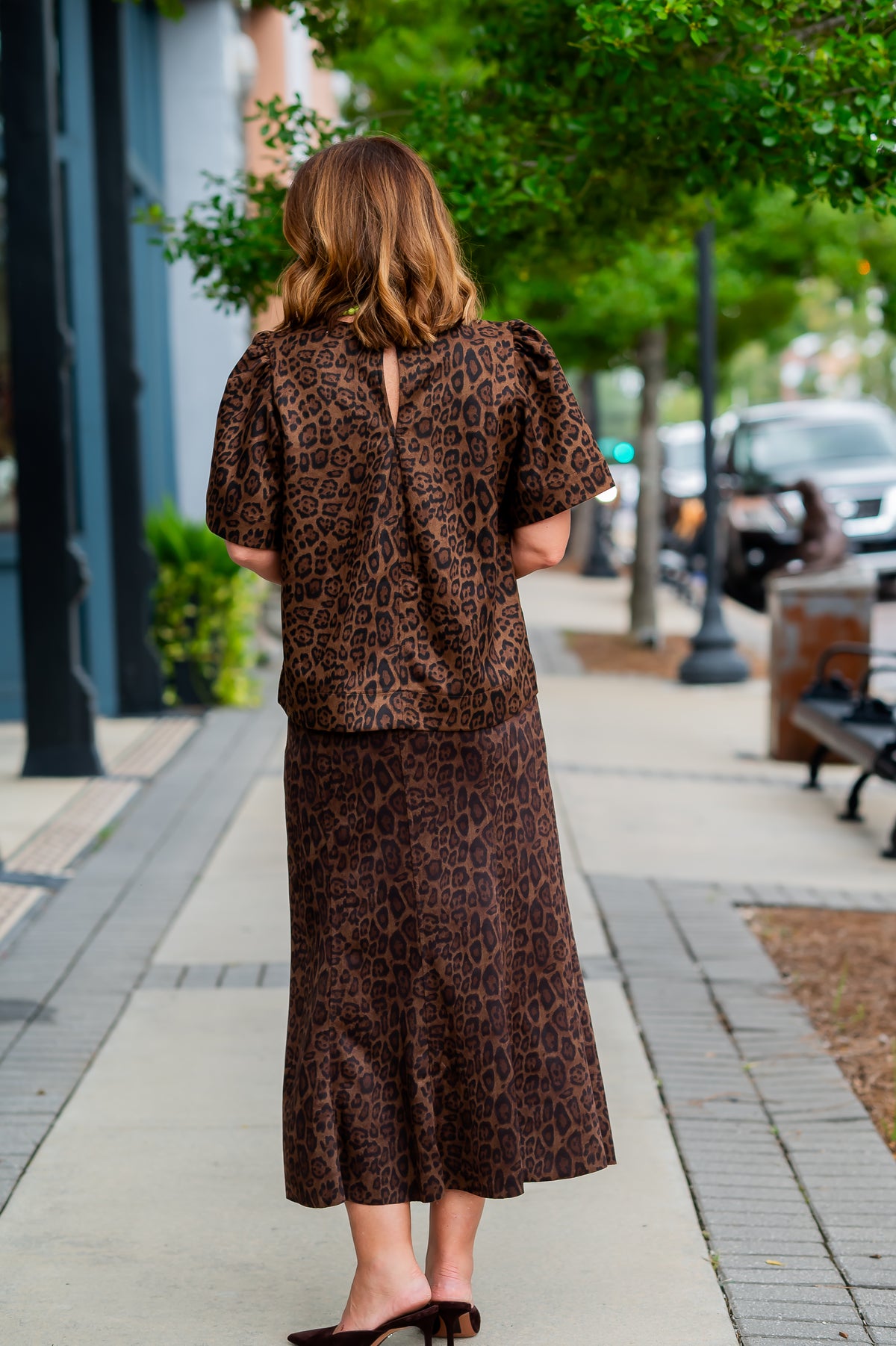 Paxi Suede Animal Skirt