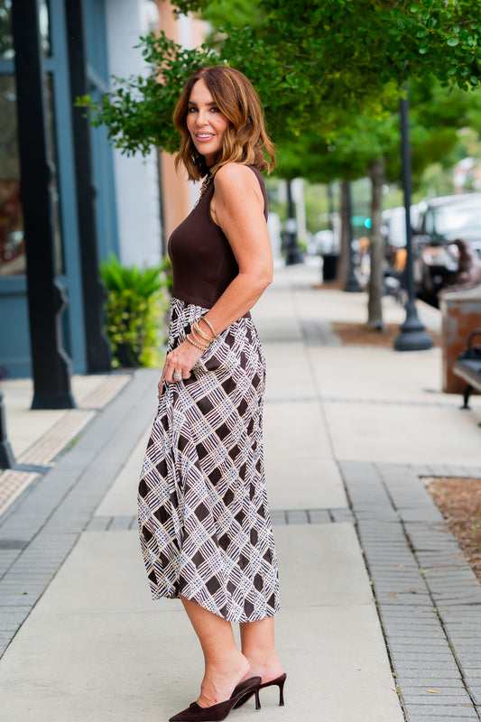 Amara Two Tone Dress