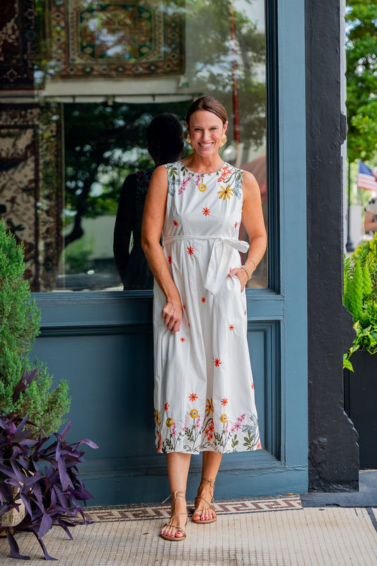 Mandy Embroidered Dress