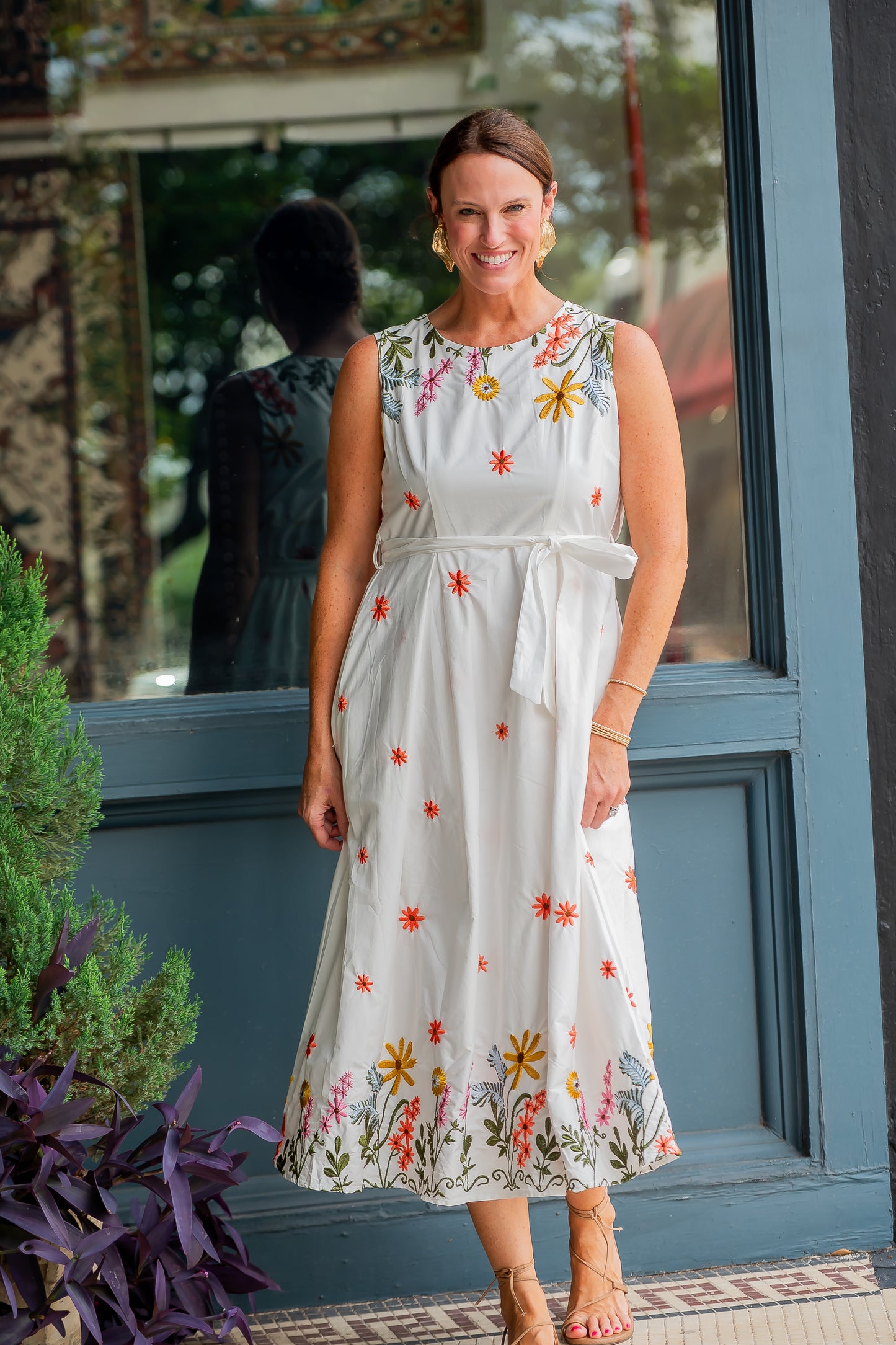 Mandy Embroidered Dress