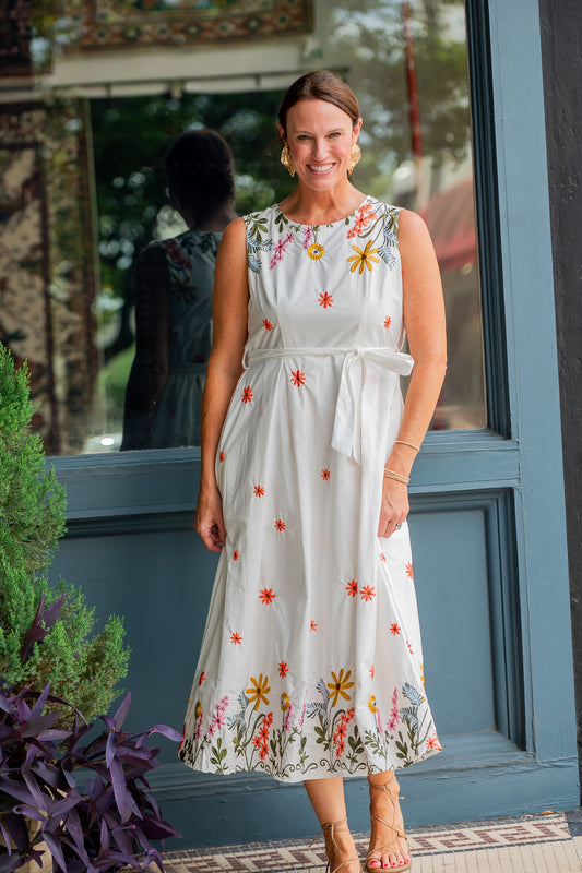 Mandy Embroidered Dress
