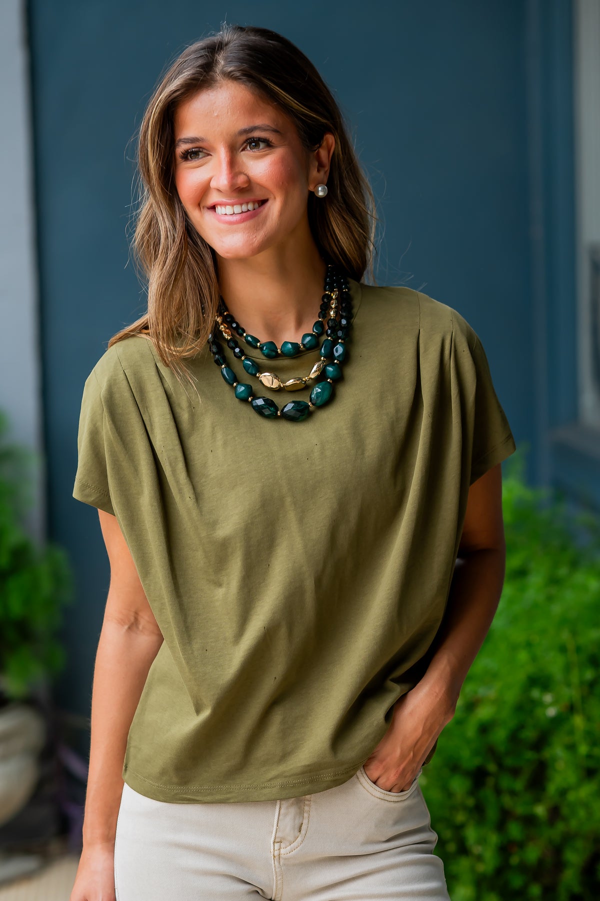 Vien Pleated Top