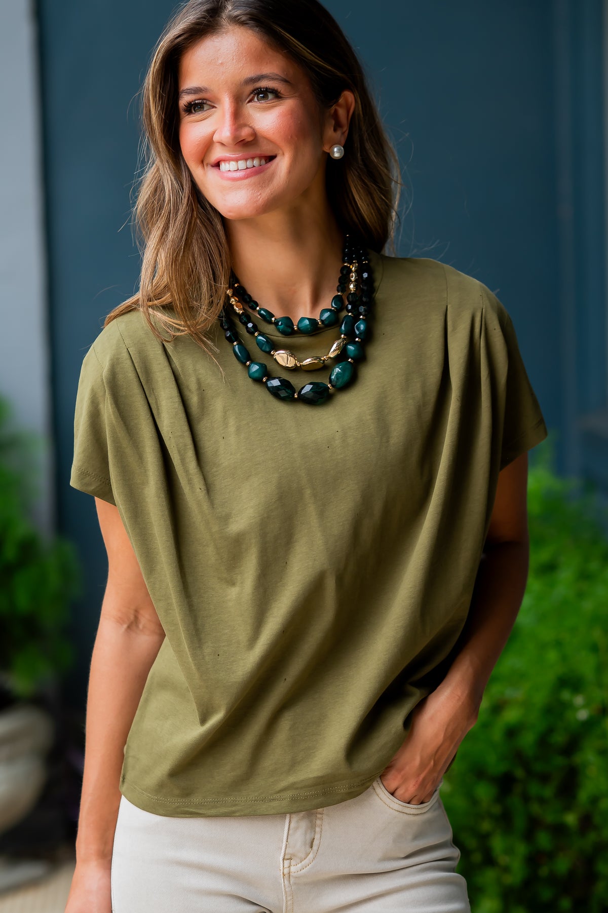Vien Pleated Top