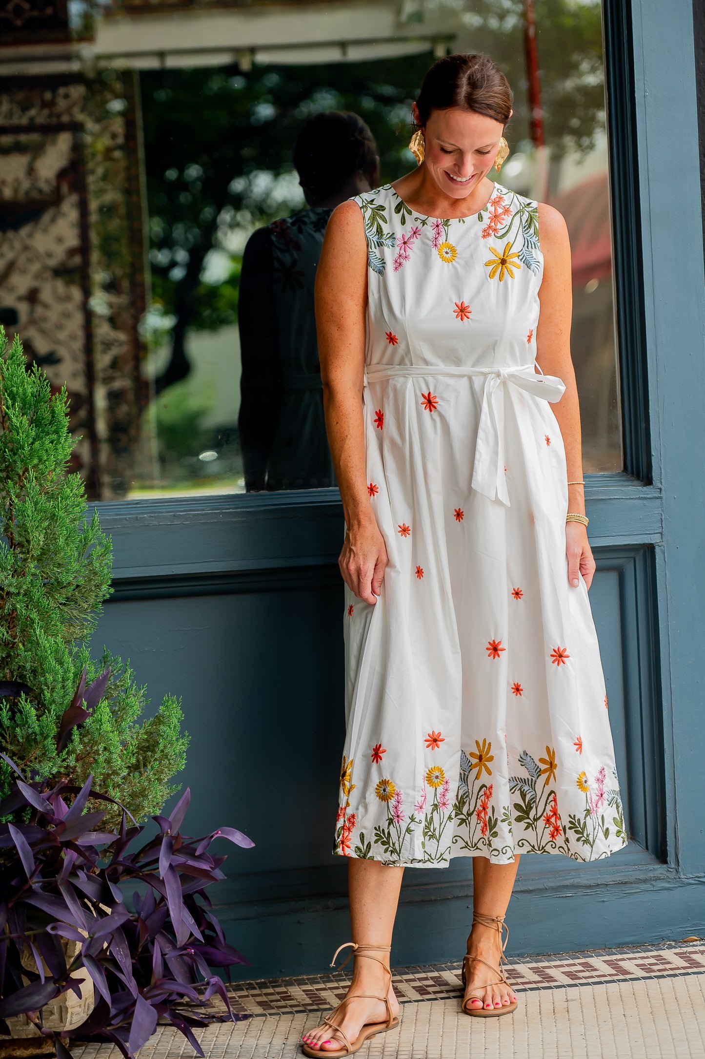 Mandy Embroidered Dress