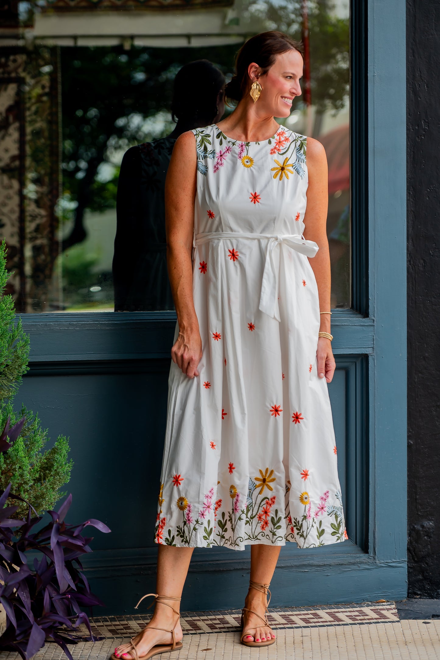 Mandy Embroidered Dress