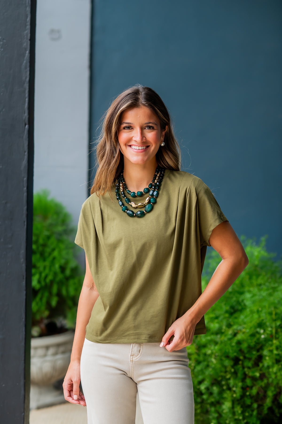 Vien Pleated Top