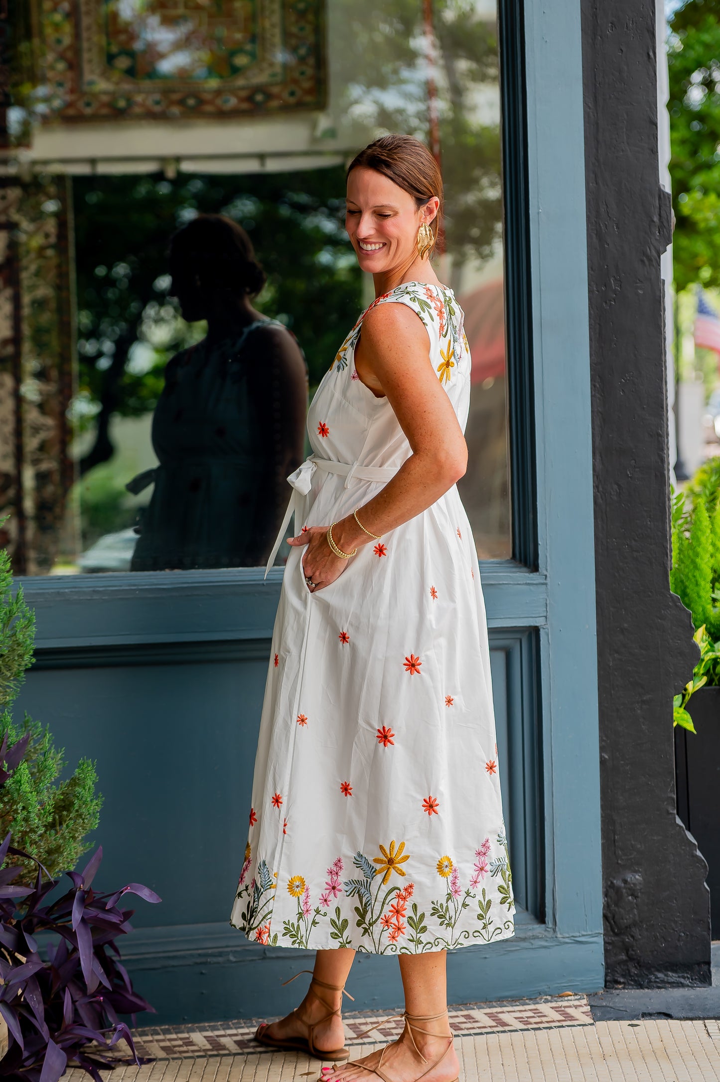 Mandy Embroidered Dress