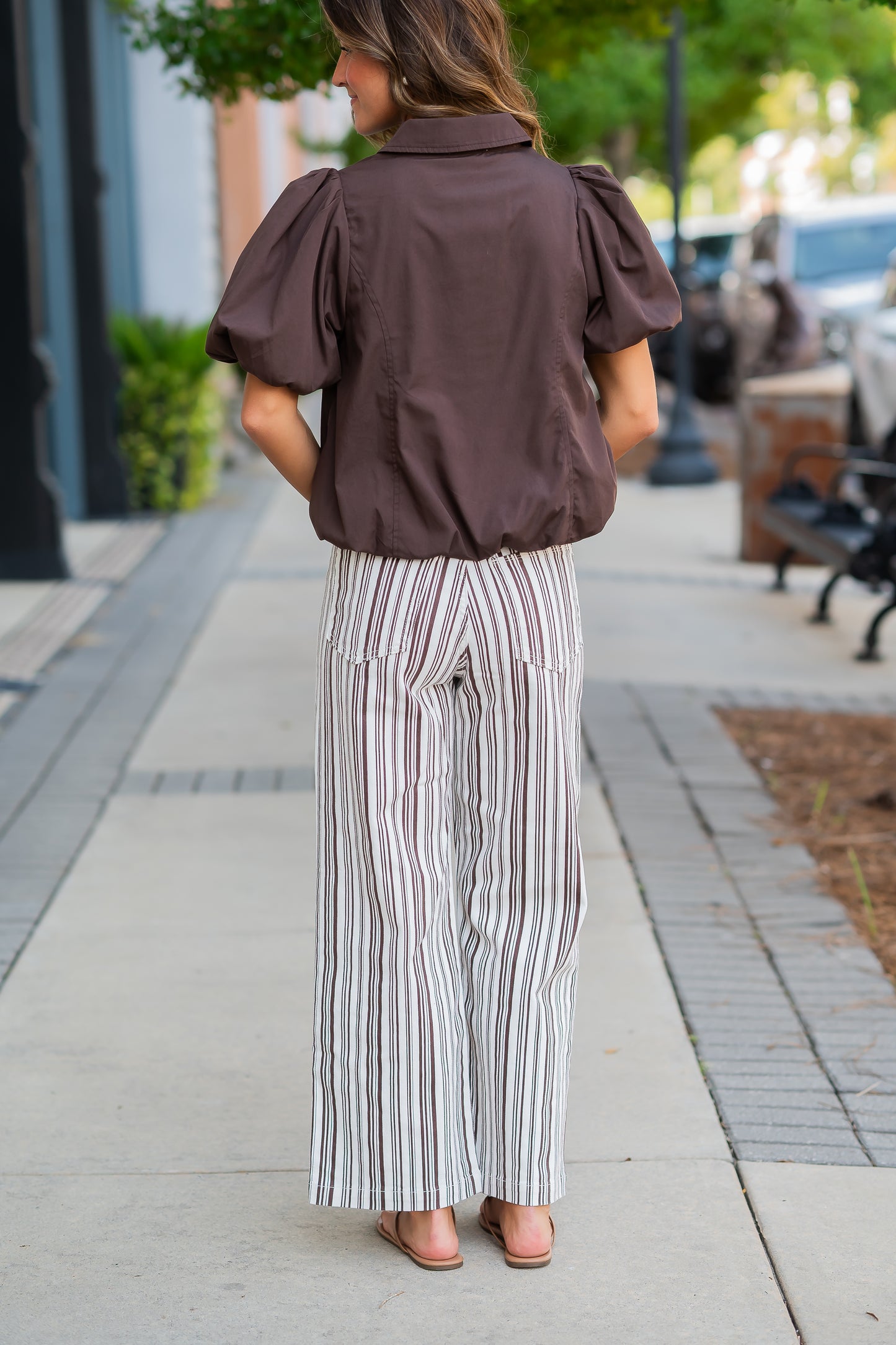 Nicholine Top-Brown