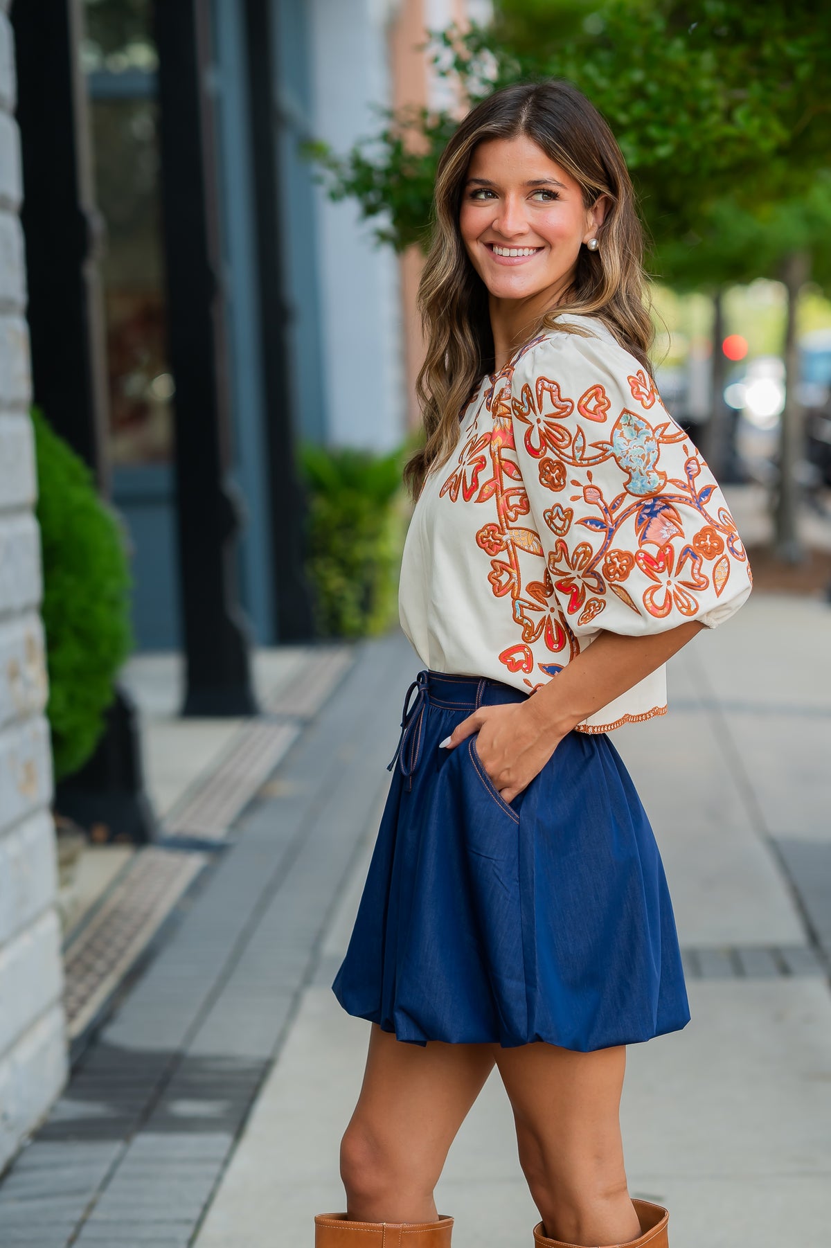 Avery Bubble Skirt