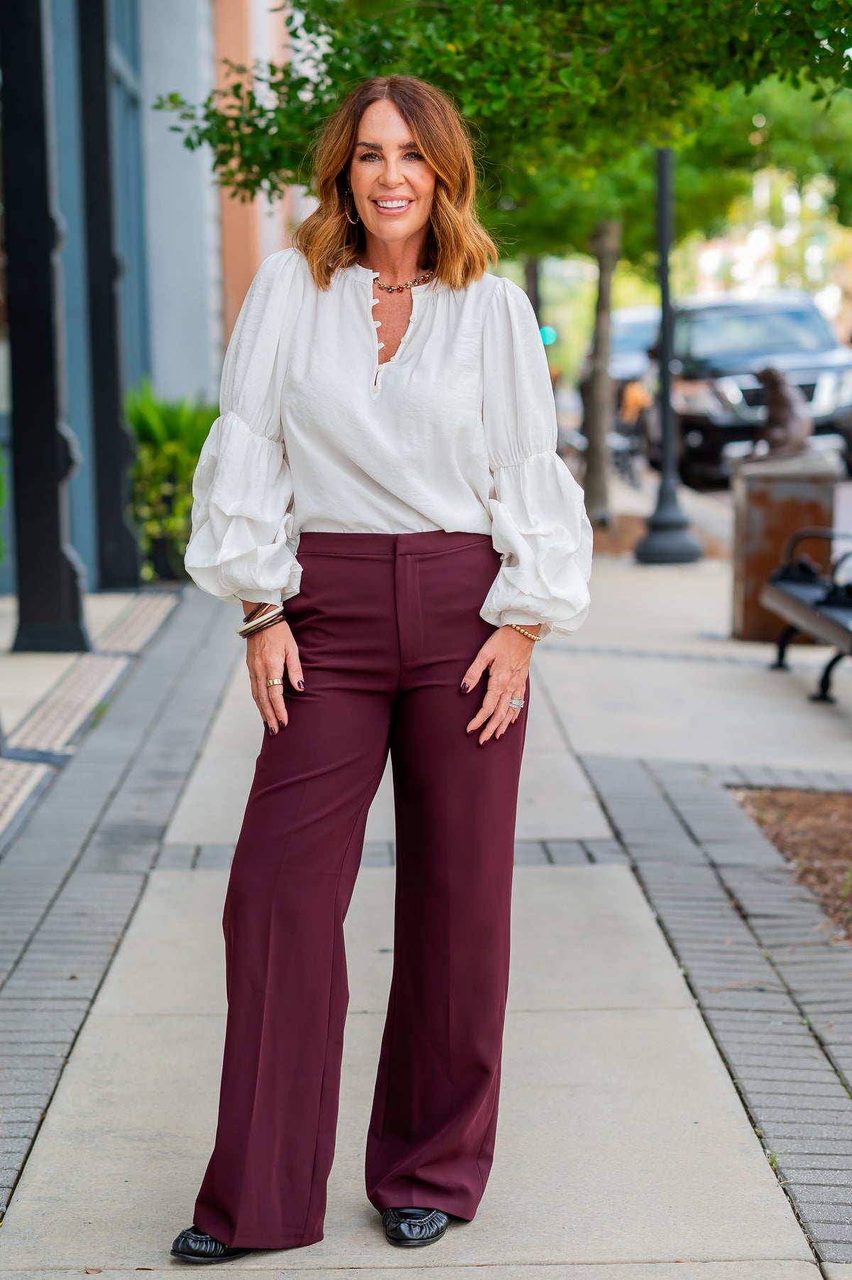 Mary Blouson Blouse