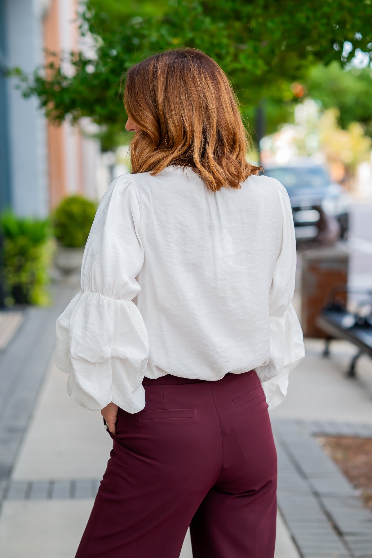 Mary Blouson Blouse