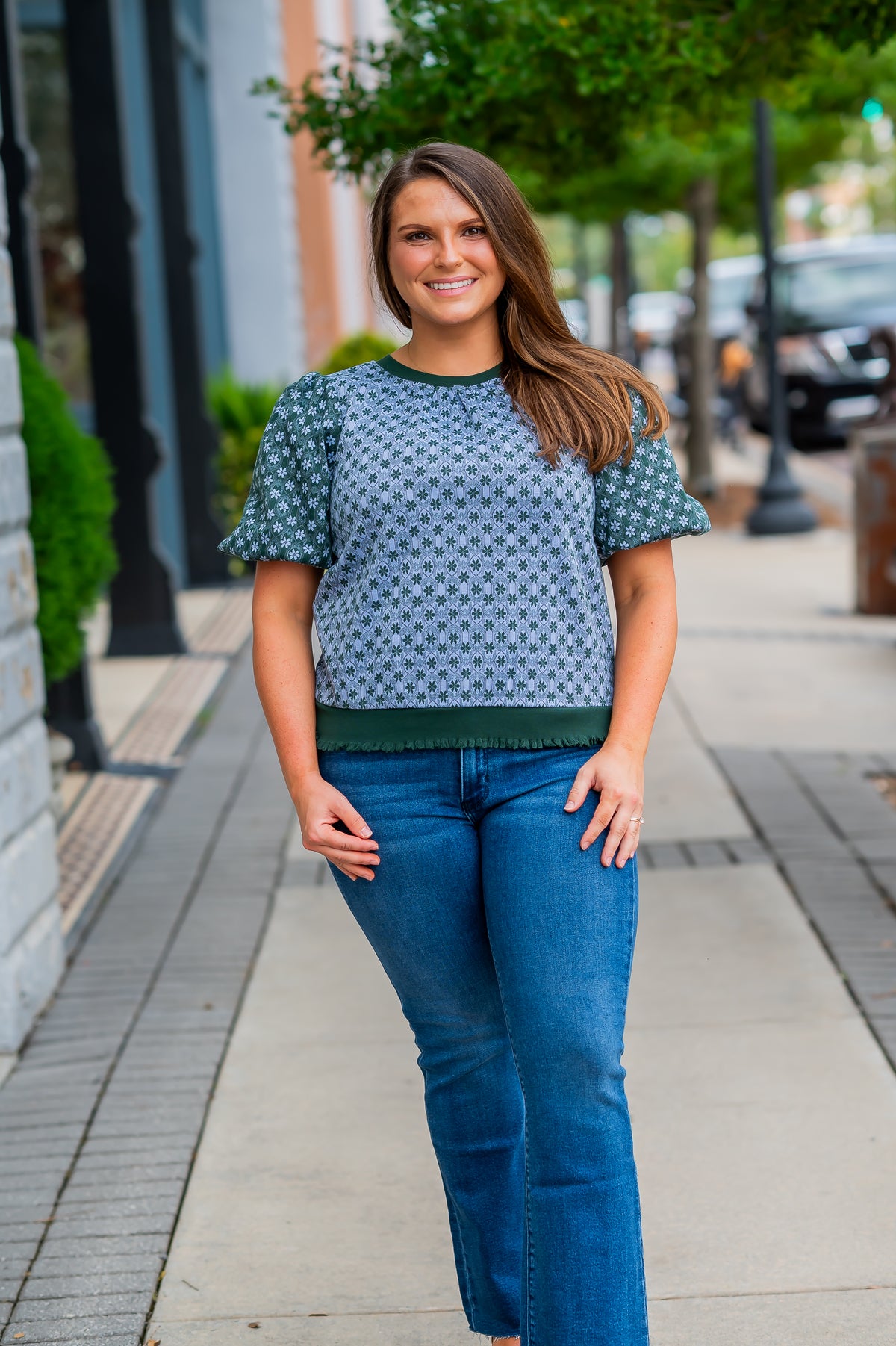 Roux Floral Print Top