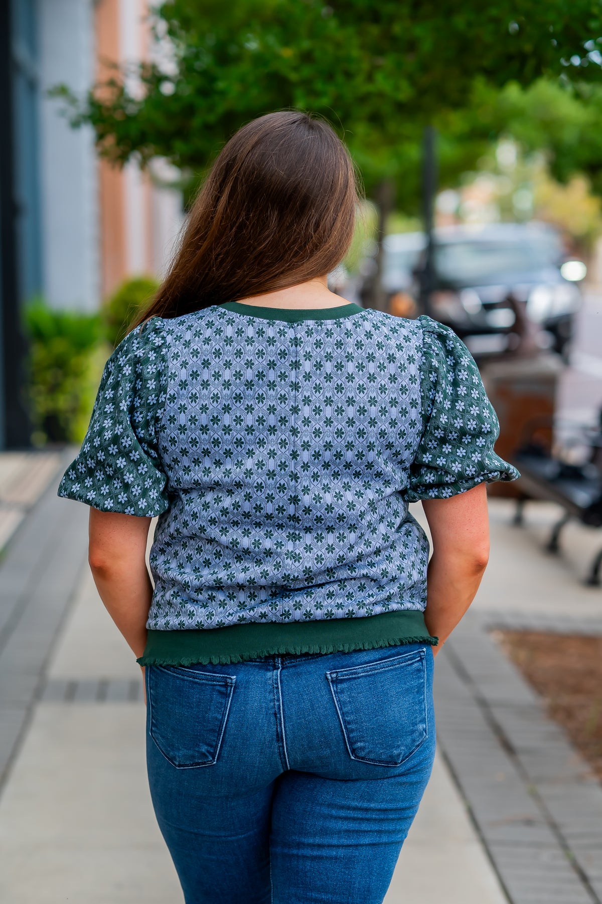 Roux Floral Print Top