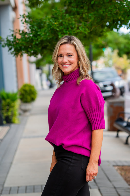 Joanie Sweater - Magenta