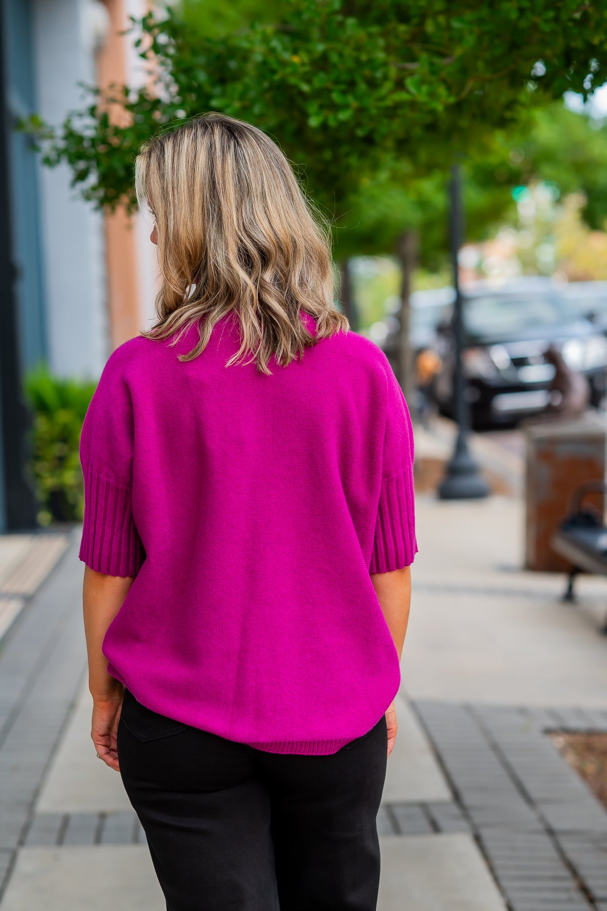 Joanie Sweater - Magenta