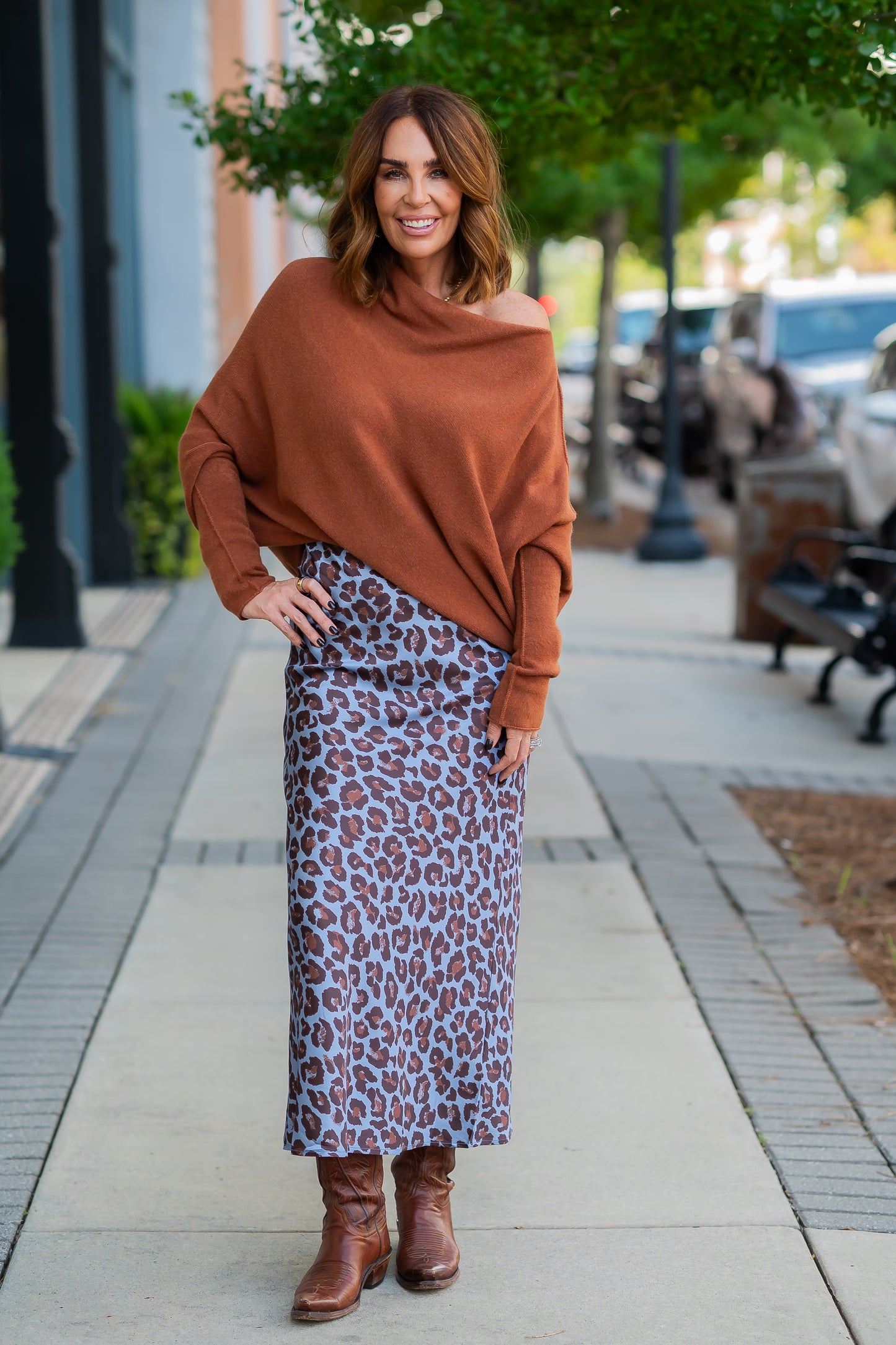 Ches Animal Print Skirt