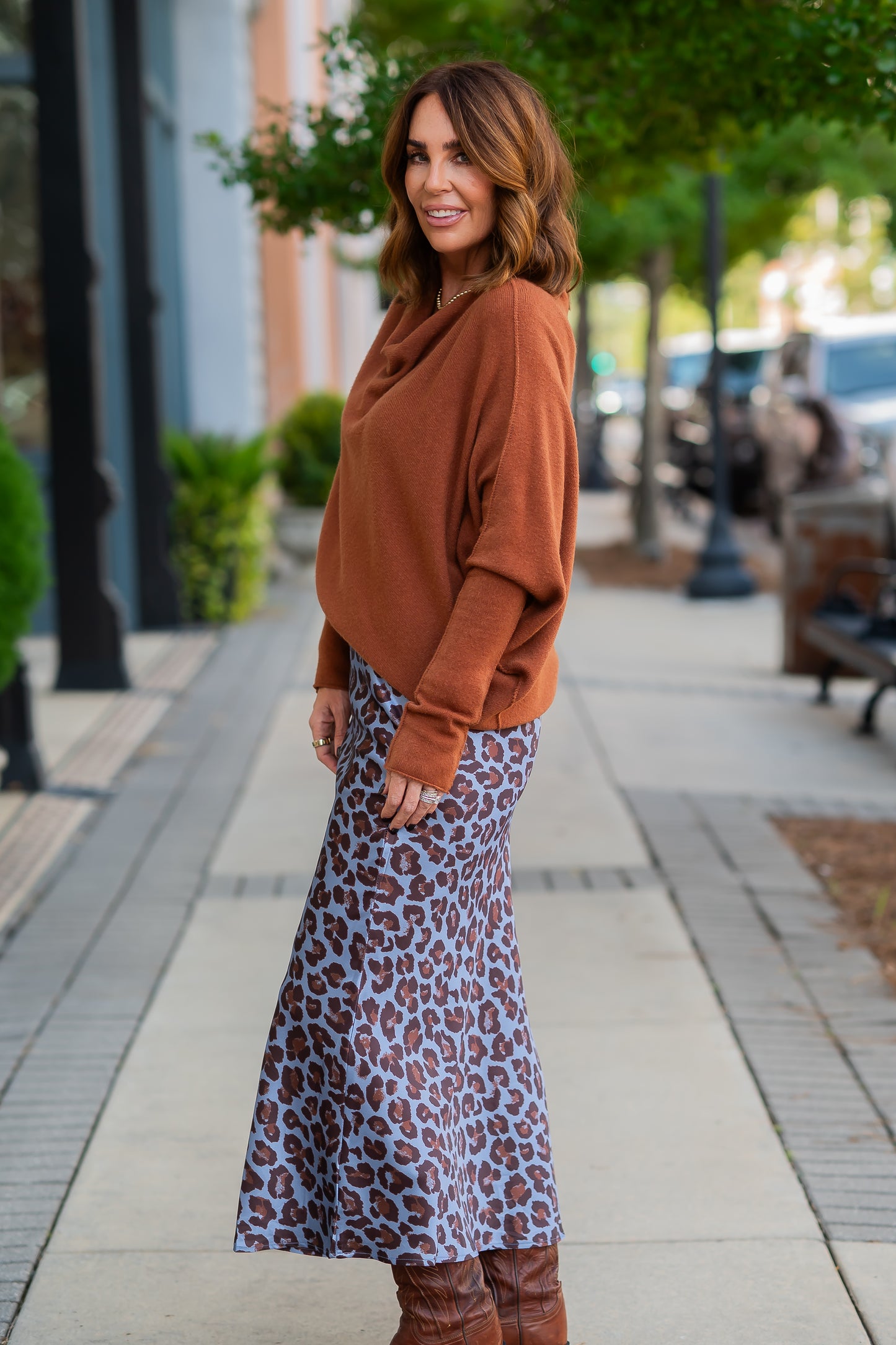 Ches Animal Print Skirt