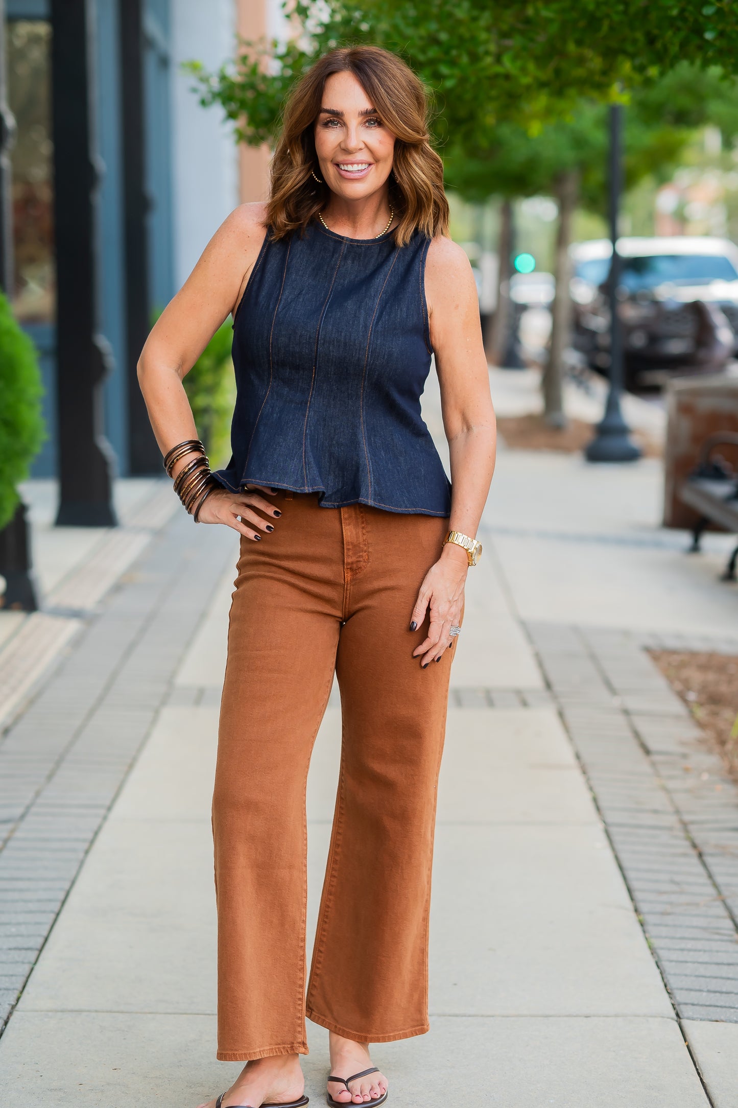 Bay Denim Top