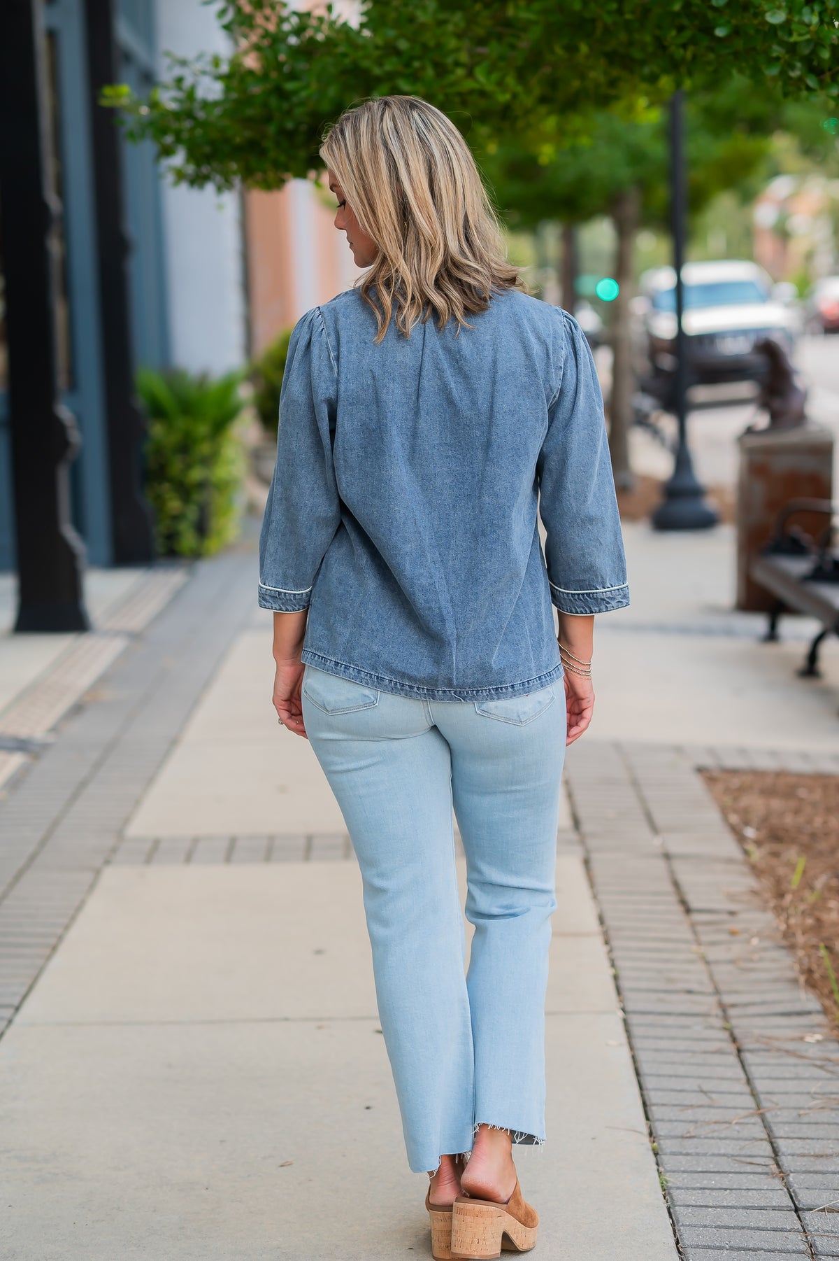 Skye Denim Top