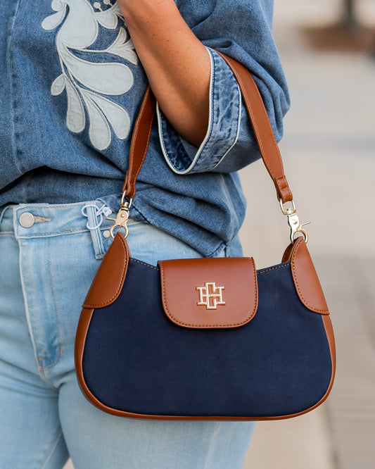 Leighton Crossbody Navy S