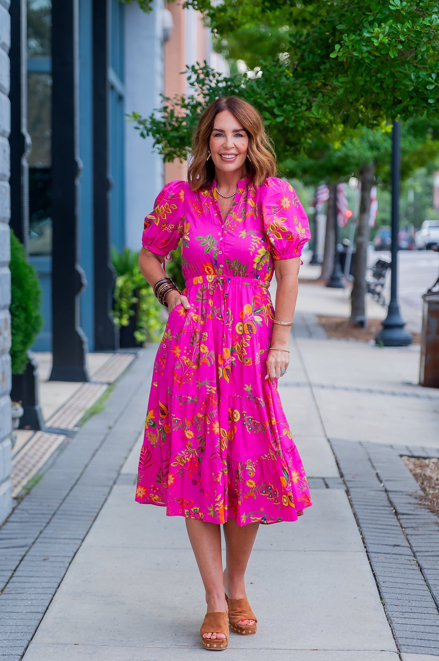 Audrina Tropical Dress